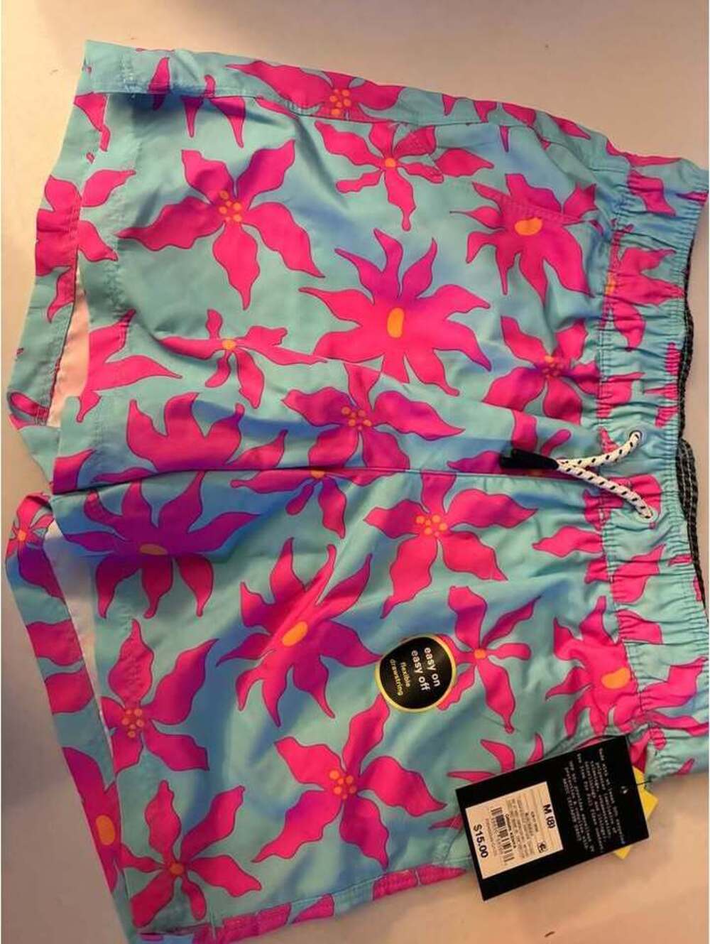 Art Class Boys' Floral Swim Trunks